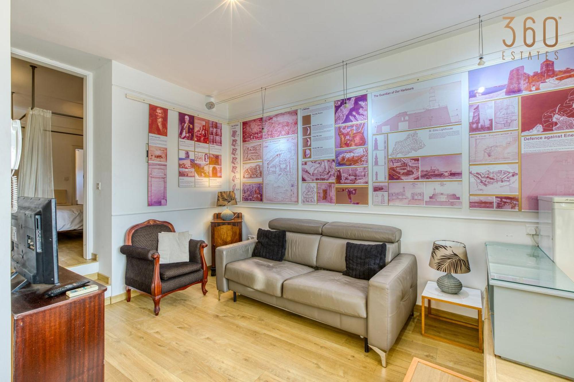 Comfortable 1Br Home With Maltese Balcony In Valletta By 360 Estates Exterior photo