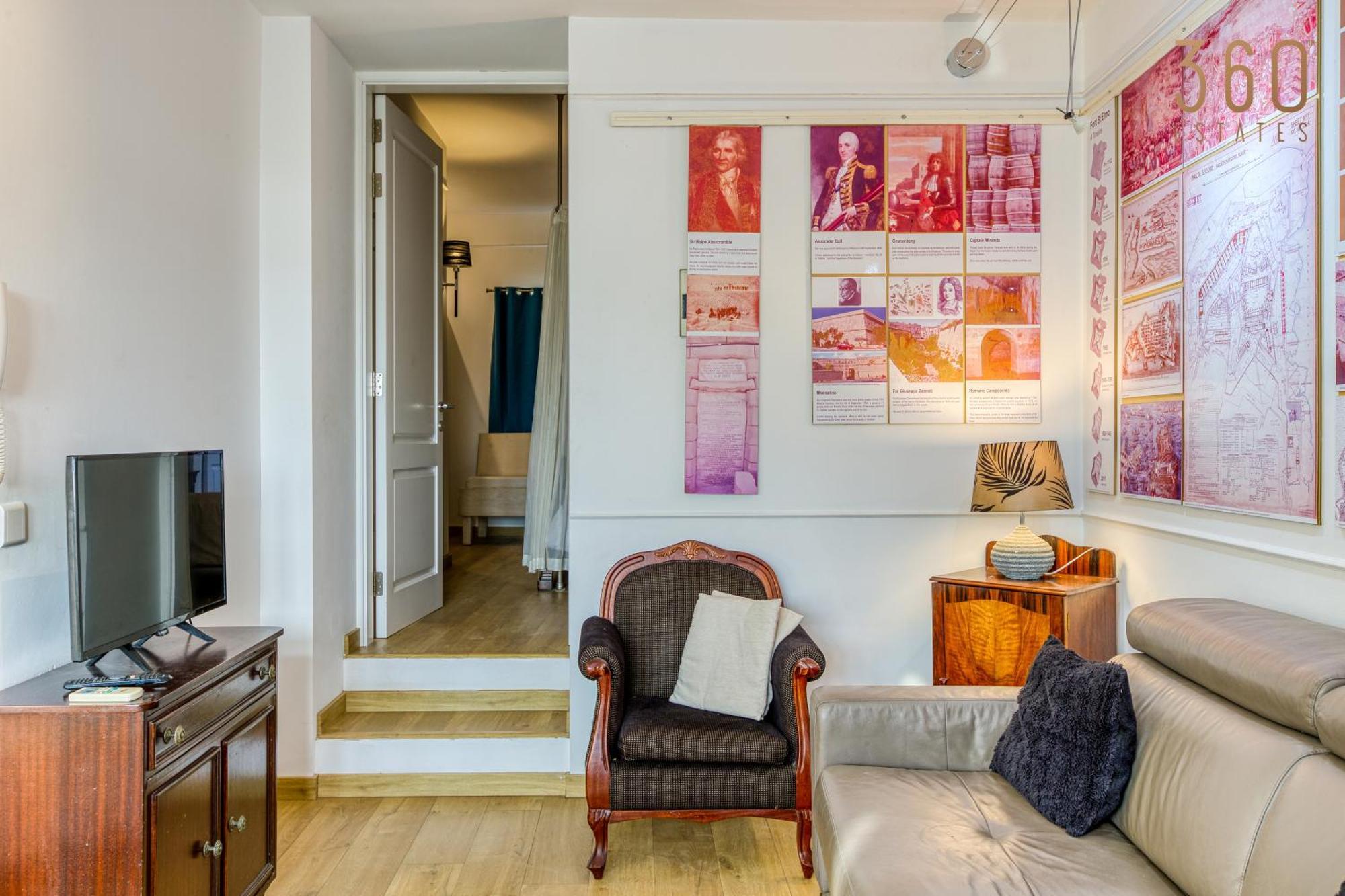 Comfortable 1Br Home With Maltese Balcony In Valletta By 360 Estates Exterior photo