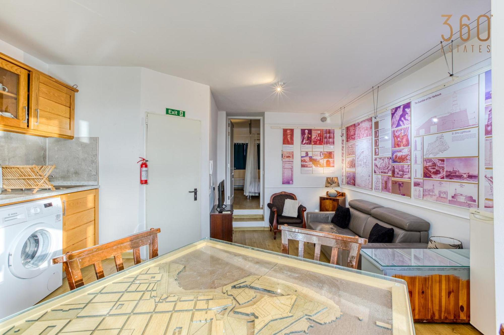 Comfortable 1Br Home With Maltese Balcony In Valletta By 360 Estates Exterior photo
